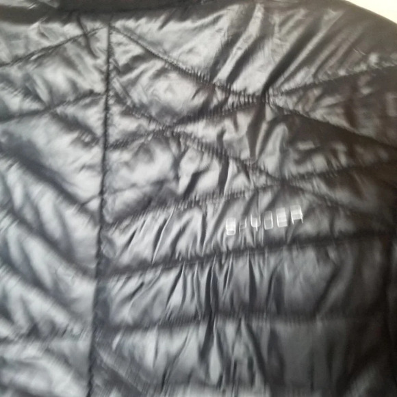 Spyder Black Puffer Jacket Lightweight M - Picture 4 of 12